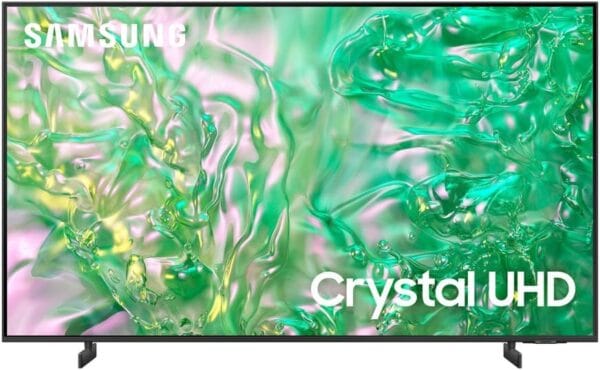 تلفزيون سامسونج 43 بوصة بمعالج كريستال 4K LED - رمادي تيتان - UA43DU8000UXEG [موديل 2024]