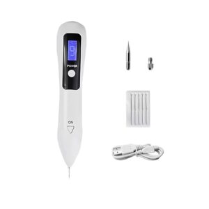 Concepta LCD Screen Display Beauty Mole Removal Sweep Spot Pen Painless Tattoo Wart Speckle Remover Pen Beauty Portable Care Equipment (Multicolor)